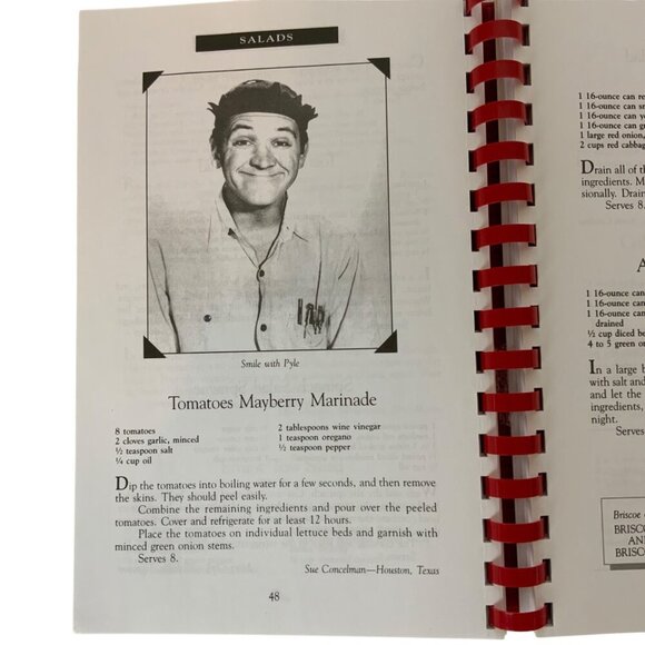 Aunt Bees Mayberry Cookbook by Ken Beck and Jim Clark Paperback 1991 Spiral - Picture 7 of 15